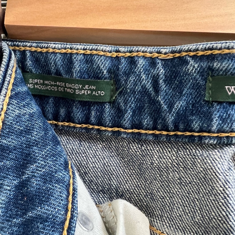 Super High-Rise Distressed Baggy Jean - Picture 8 of 8